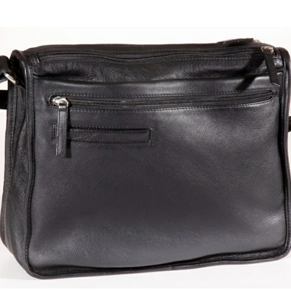 Derek Alexander Leather Central Park Crossbody. - Picture 13 of 13